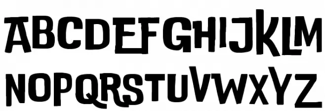 DoubleBass Trial Regular Font UPPERCASE