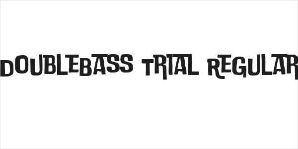 DoubleBass Trial Regular Logo