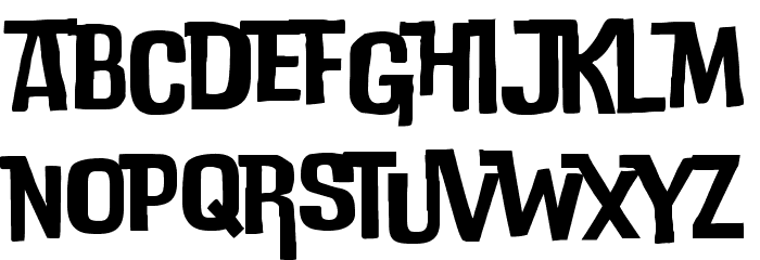 DoubleBass Trial Regular Font LOWERCASE