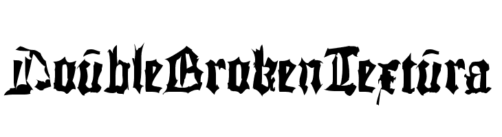DoubleBrokenTextura  Descarca Fonturi Gratis