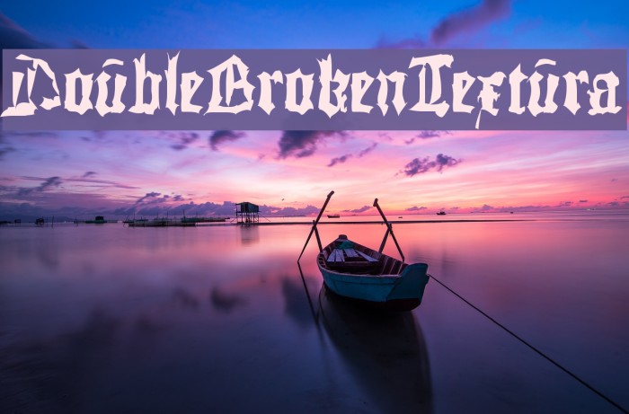 DoubleBrokenTextura Шрифта examples