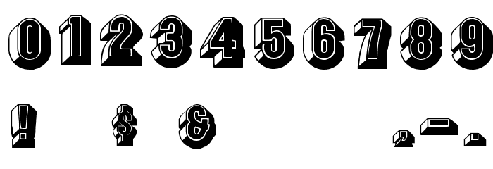 DoubleFaces Font OTHER CHARS