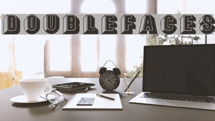 DoubleFaces Font examples