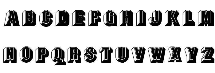 DoubleFaces Font LOWERCASE