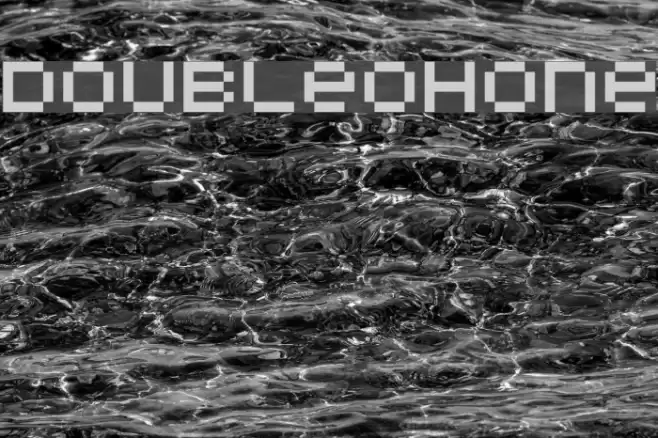DoubleOhOne Font examples