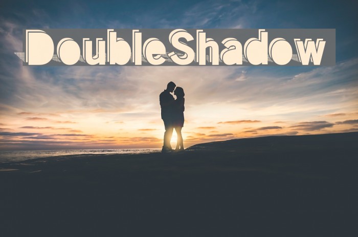 DoubleShadow Font examples