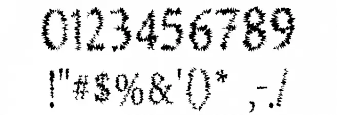 DoubleTap H Font OTHER CHARS