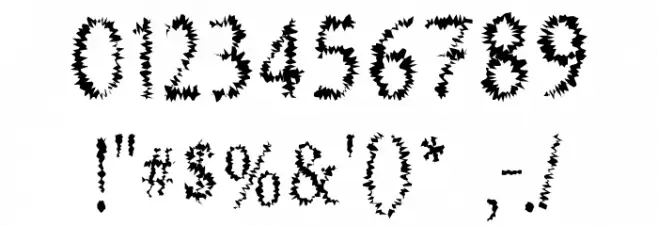 DoubleTap H Font OTHER CHARS