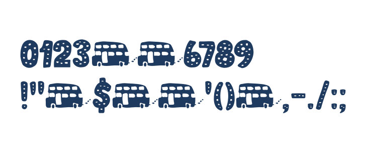 Doubledecker Dots DEMO Regular Other Characters