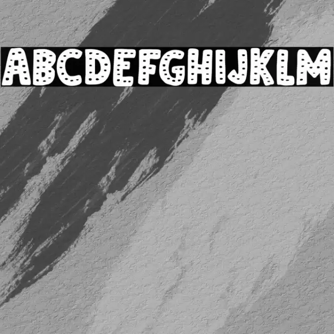 Doubledecker Dots DEMO Regular Font examples