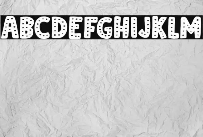 Doubledecker Dots DEMO Regular Font examples