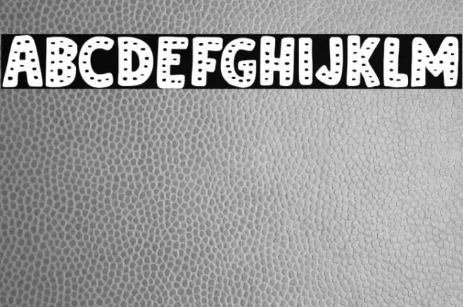 Doubledecker Dots DEMO Regular Font examples