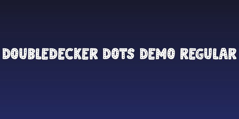 Doubledecker Dots DEMO Regular Social Header