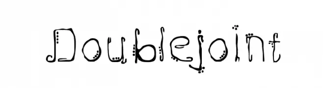 Doublejoint  Frei Schriftart Herunterladen