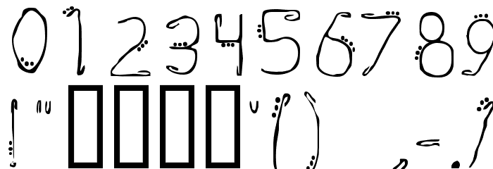 Doublejoint フォント その他の文字