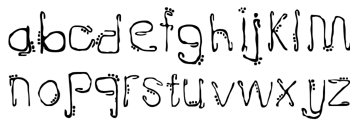 Doublejoint フォント 小文字