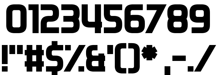 Doubleplus Font OTHER CHARS