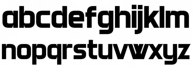 Doubleplus Font Litere mici
