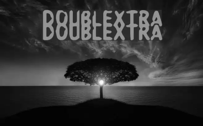 Doublextra Font examples