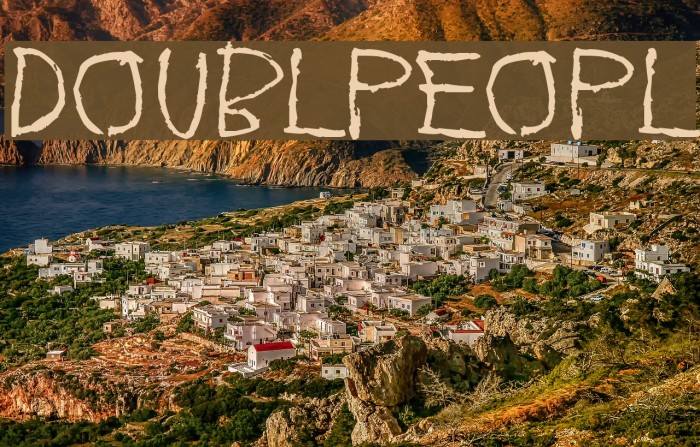 Doublpeopl Font examples