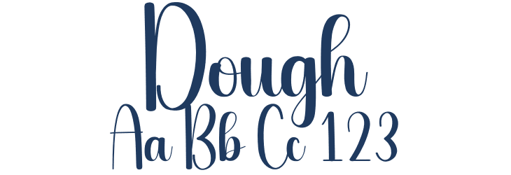 Dough Font Preview