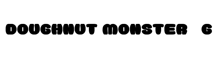Doughnut Monster__G Font
