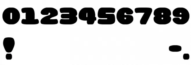 Doughnut Monster__G Font Alte caractere
