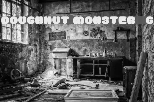 Doughnut Monster__G Шрифта examples