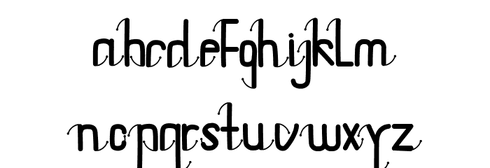 Doughnutz Font LOWERCASE