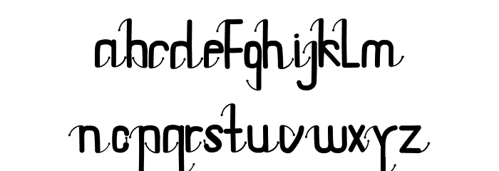 DoughnutzRegular Font LOWERCASE