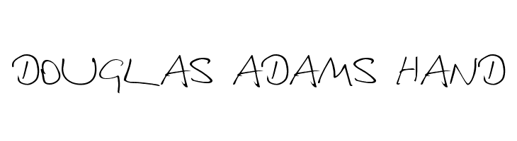 Douglas Adams Hand  免费字体下载