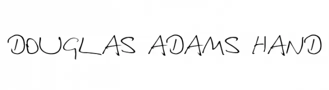 Douglas Adams Hand  免费字体下载