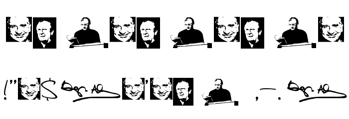 Douglas Adams Hand Polices AUTRES CHARS