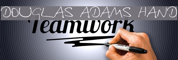 Douglas Adams Hand Polices examples