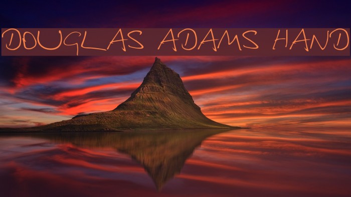 Douglas Adams Hand Polices examples