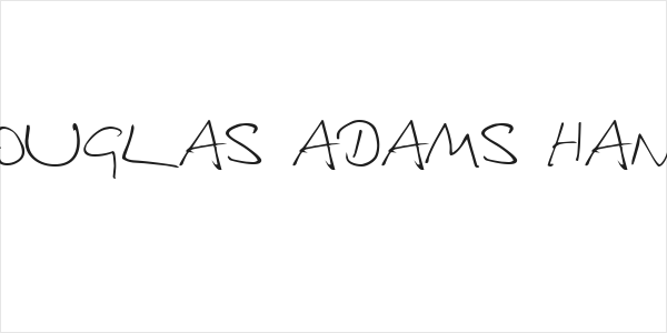 Douglas Adams Hand Logo