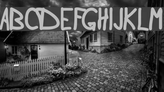 Douglas Hand Normal Font examples