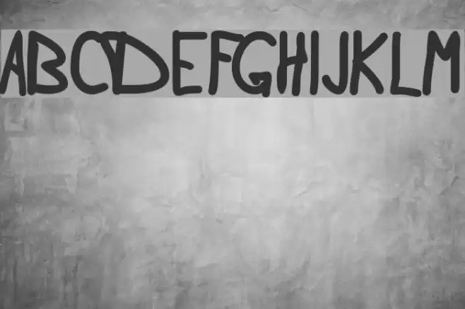 Douglas Hand Normal Font examples