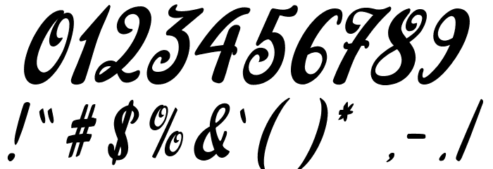 Douglas-Regular Font OTHER CHARS