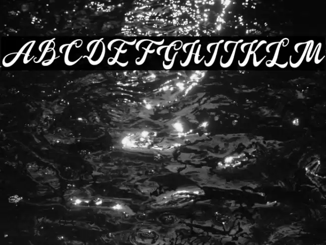 Douglas-Regular Font examples