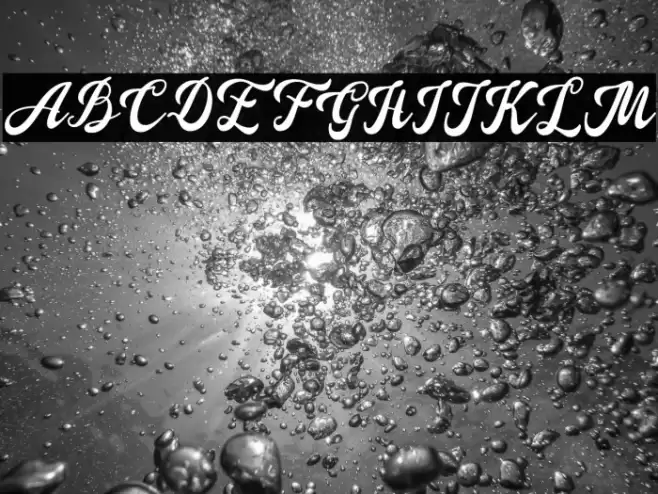 Douglas-Regular Font examples