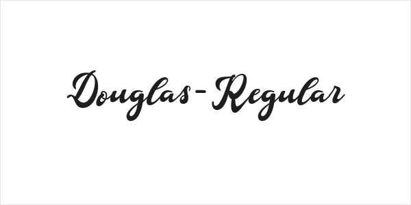 Douglas-Regular Logo