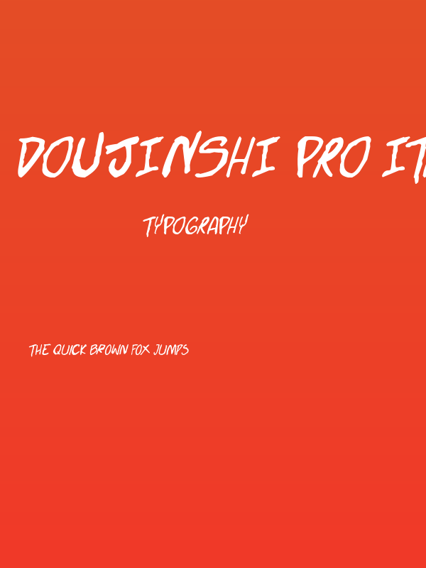 Doujinshi Pro Italic Poster