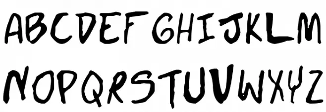Doujinshi خط أحرف كبيرة