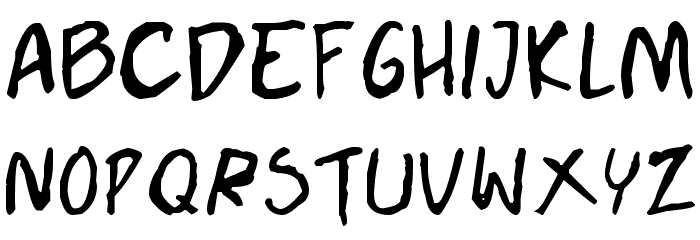 Doujinshi Font LOWERCASE