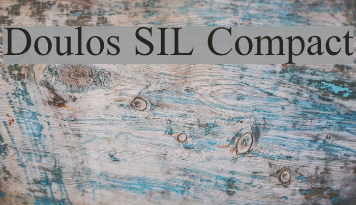 Doulos SIL Compact Font examples