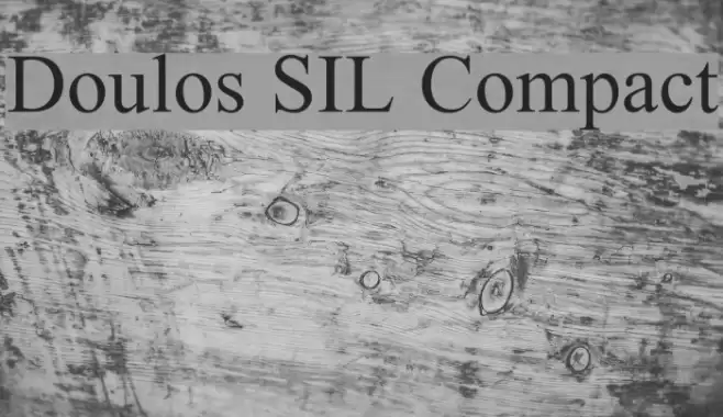 Doulos SIL Compact Font examples