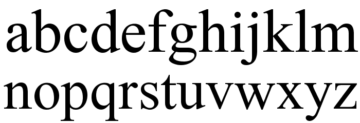 Doulos SIL Compact Font LOWERCASE