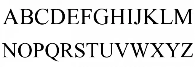 Doulos SIL Font Litere mari
