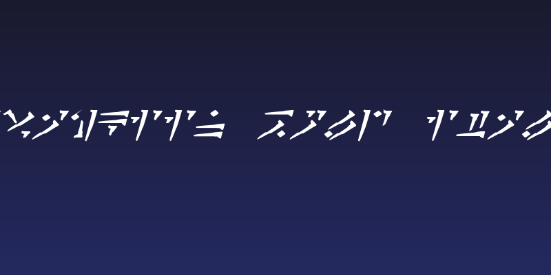 Dovahkiin Bold Italic Social Header